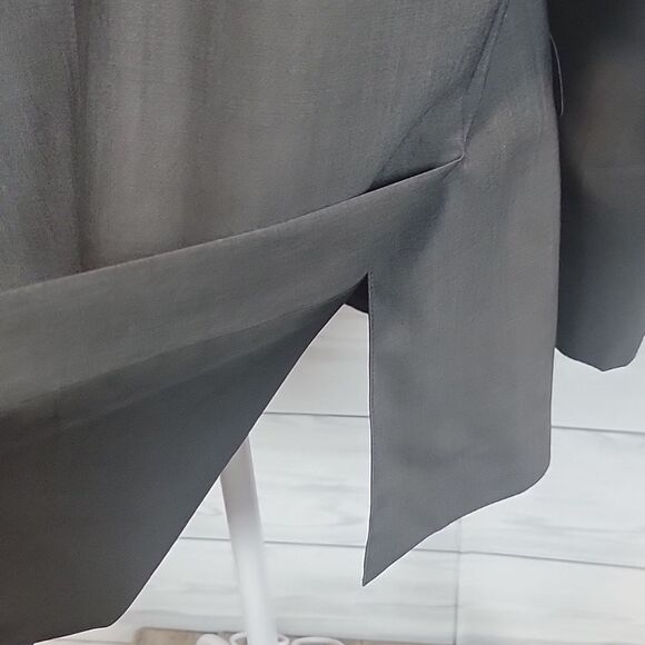 Broletto classic fit suit jacket 100% luxury wool - grey Men's Size 44L - Picture 8 of 14